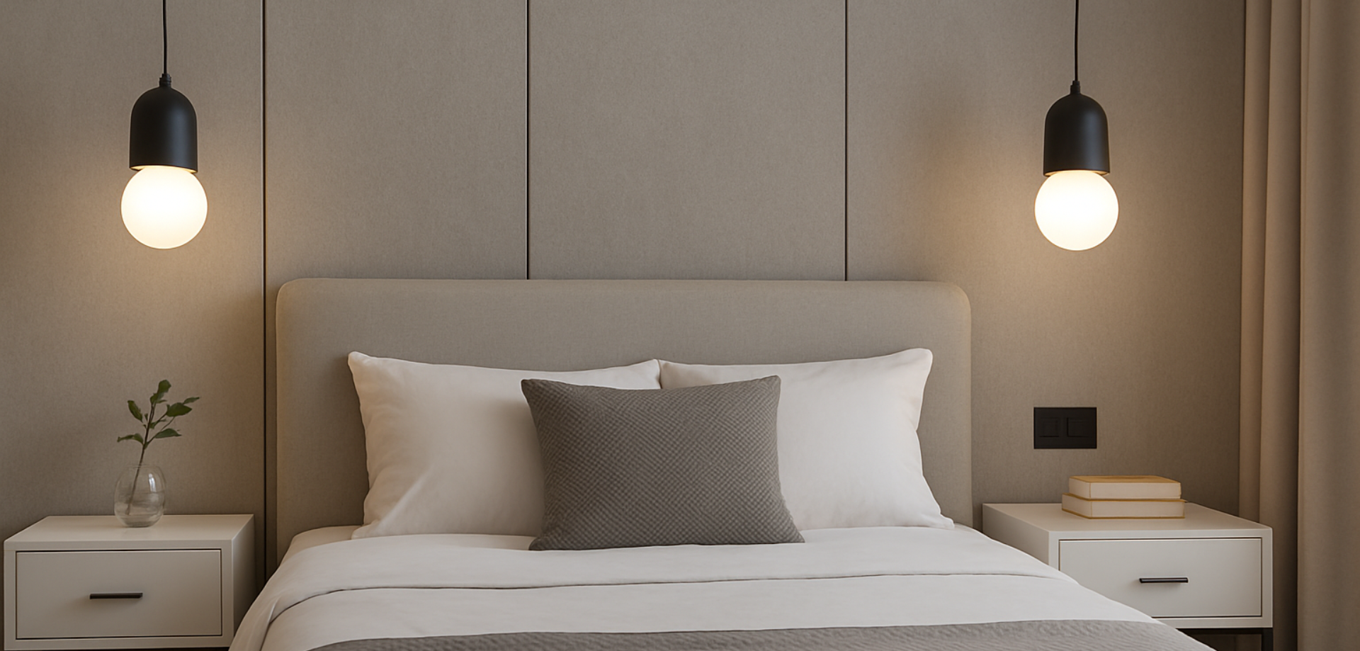 À quelle hauteur suspendre les lampes de chevet ? Nos conseils pour un éclairage harmonieux