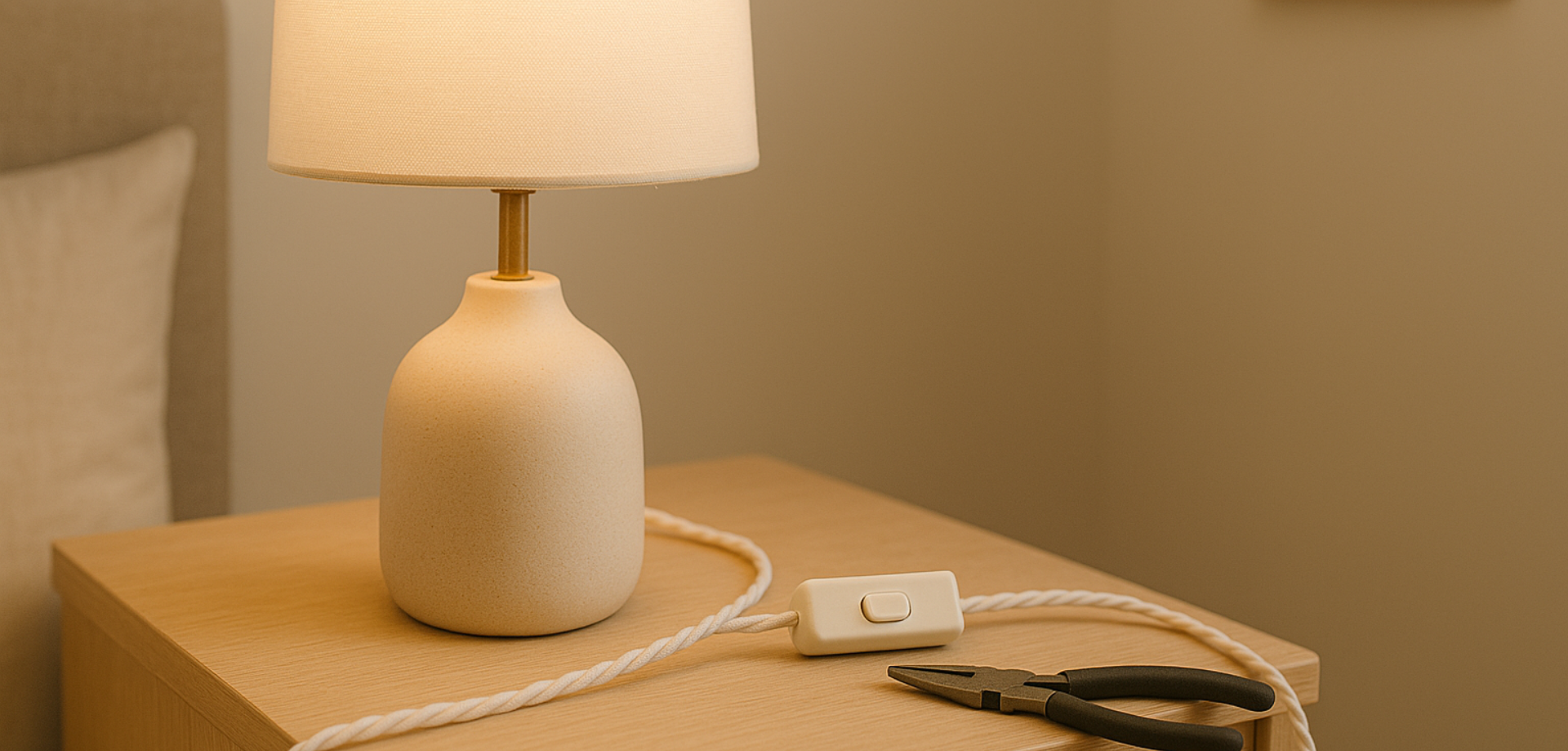 Comment changer un interrupteur de lampe de chevet ?