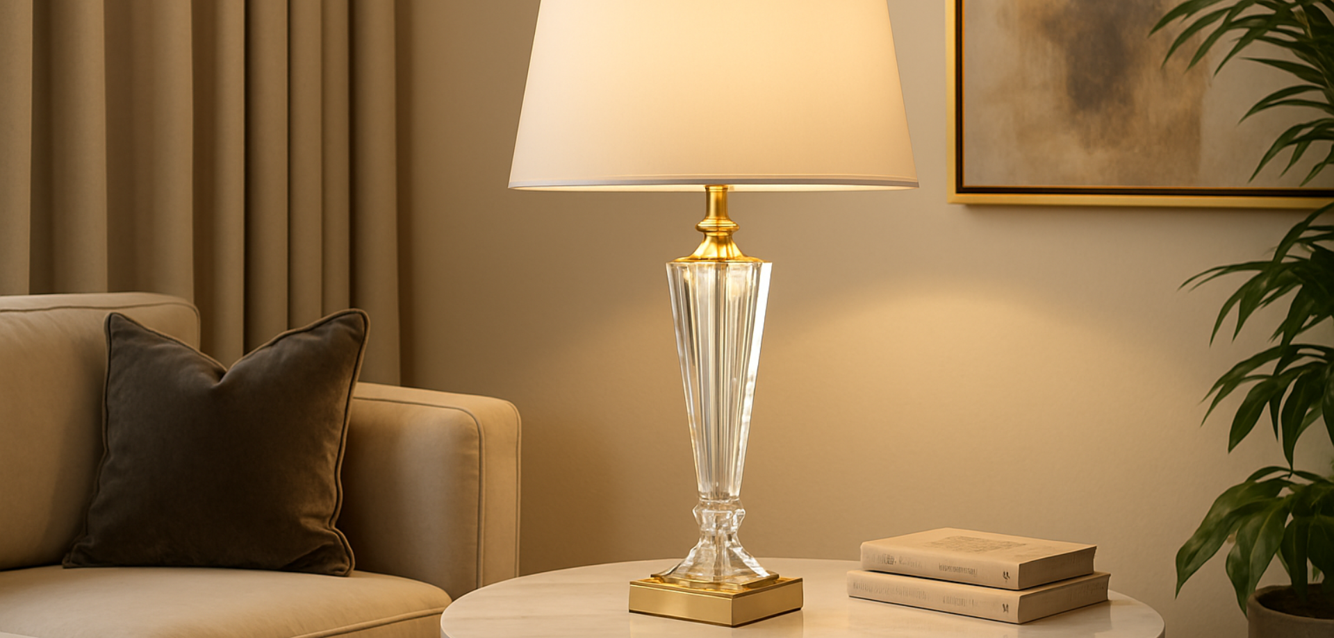 Lampe cristal : élégance, lumière et raffinement pour une décoration d’exception