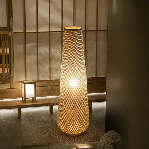 Lampadaire Bambou