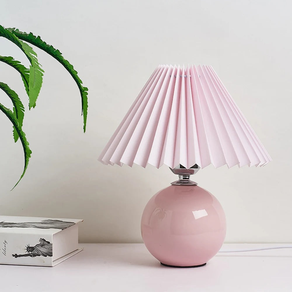 Lamps & Company lampe de chevet enfant rose motif nuages Lamps & Company lampe de chevet enfant rose motif nuages