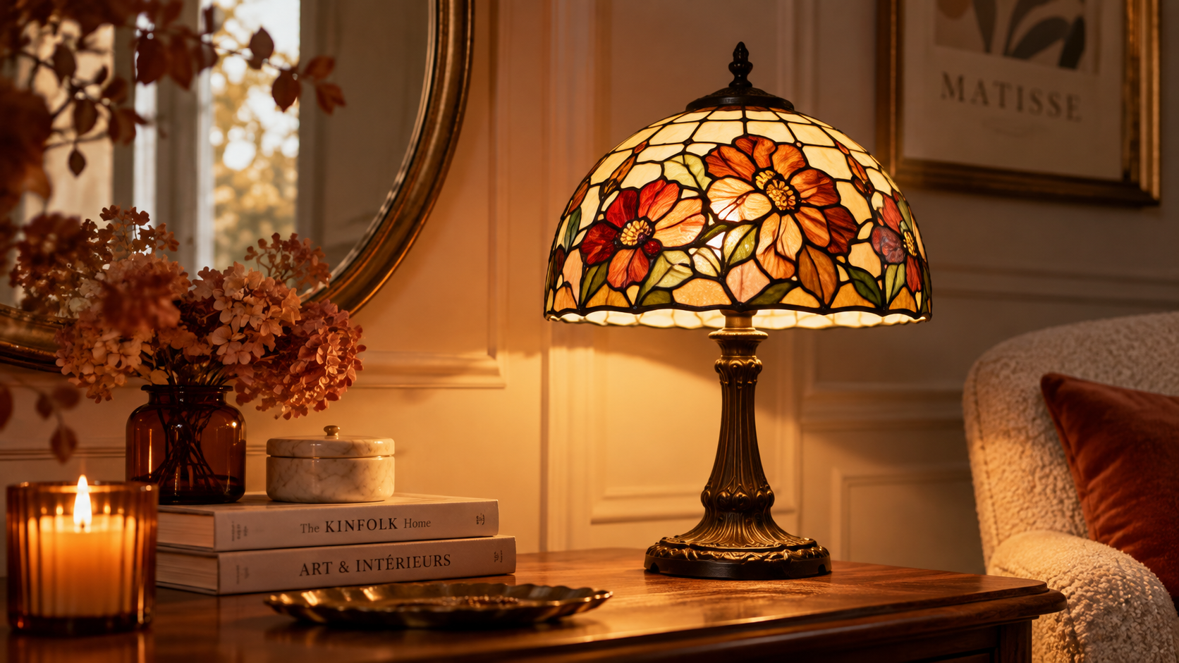 Lampe Tiffany : histoire, styles, conseils déco et comment bien la choisir