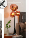 Lampadaire Design Chromé