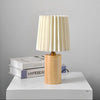 Lampe de Chevet Bois et Blanc