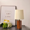 Lampe de Chevet Bois et Blanc