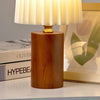 Lampe de Chevet Bois et Blanc