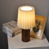 Lampe de Chevet Bois et Blanc