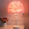 Lampe de Chevet en Plume