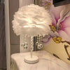 Lampe de Chevet en Plume