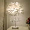 Lampe de Chevet en Plume