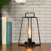 Lampe de Chevet Noir Industriel