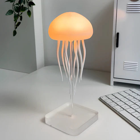 Veilleuse LED en forme de méduse, lampe de chevet rechargeable à dégradé RGB, activée par la voix et dotée d'un capteur tactile. | Leroy Merlin Veilleuse LED en forme de méduse, lampe de chevet rechargeable à dégradé RGB, activée par la voix et dotée d'un capteur tactile. | Leroy Merlin