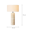 Lampe Pied Travertin