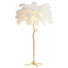 Lampe Plumes d'Autruche