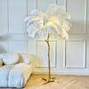 Lampe Plumes d'Autruche