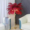 Lampe Plumes d'Autruche