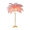 Lampe Plumes d'Autruche