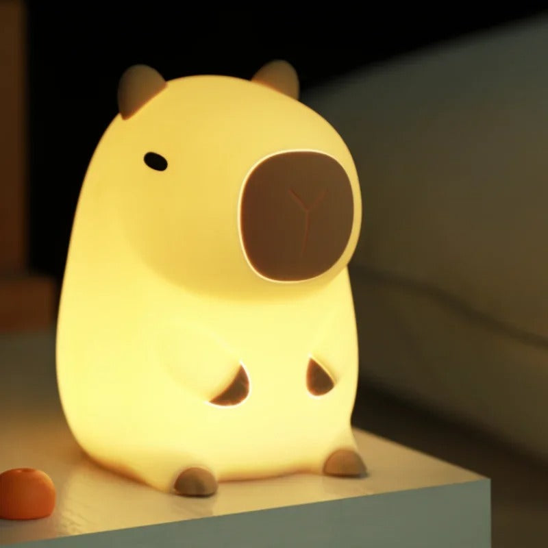 Capybara Veilleuse Enfants, Capybara Touch Control Lampe De Chevet, Recharge Usb Et Minutage Capybara Veilleuse Enfants, Capybara Touch Control Lampe De Chevet, Recharge Usb Et Minutage